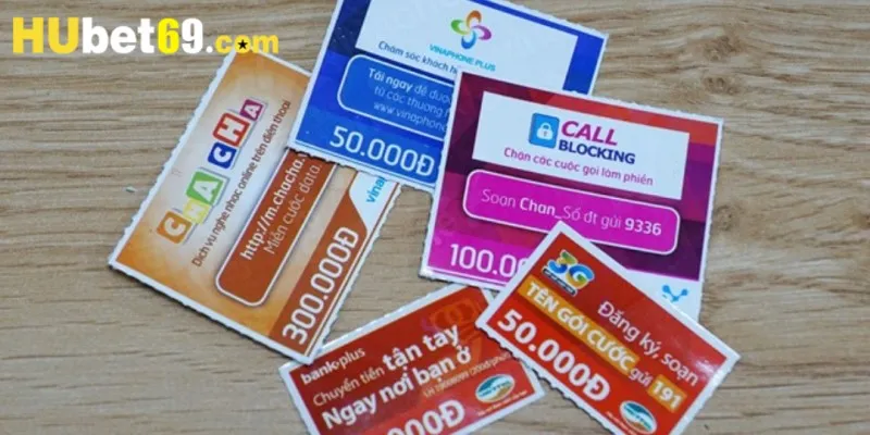 Lựa chọn hình thức rút thưởng thông qua thẻ cào điện thoại 
